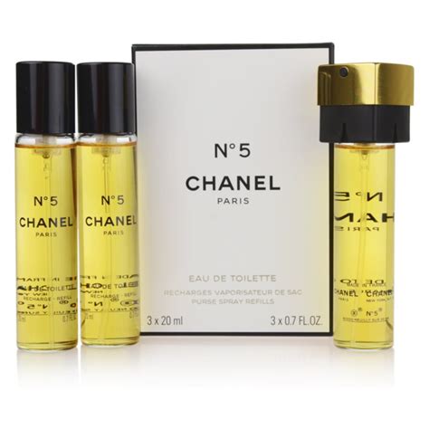 chanel no 5 3 x 20ml gift pack|chanel no 5 at boots.